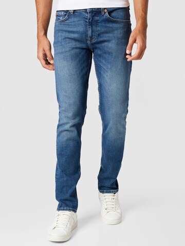 BOSS Slimfit Jeans 'Delaware' in Blauw: voorkant