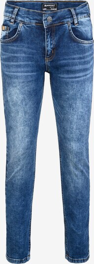 Jeans BLUE EFFECT pe albastru denim, Vizualizare produs