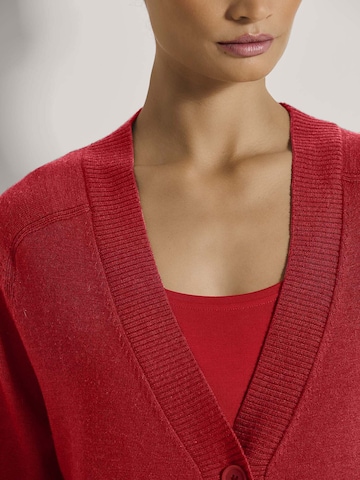 MADELEINE Gebreid vest in Rood