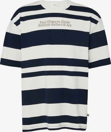 T-Shirt s.Oliver en blanc : devant
