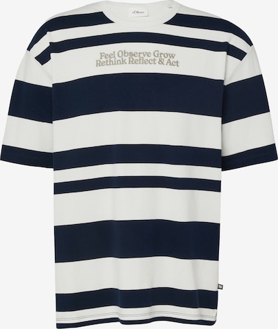 s.Oliver T-Shirt en bleu marine, Vue avec produit