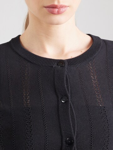 ABOUT YOU Strickjacke 'Elaine' in Schwarz
