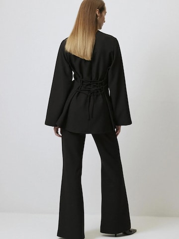 Chemisier 'Cross Tie Detailed Crepe Blouse' Touché Privé en noir