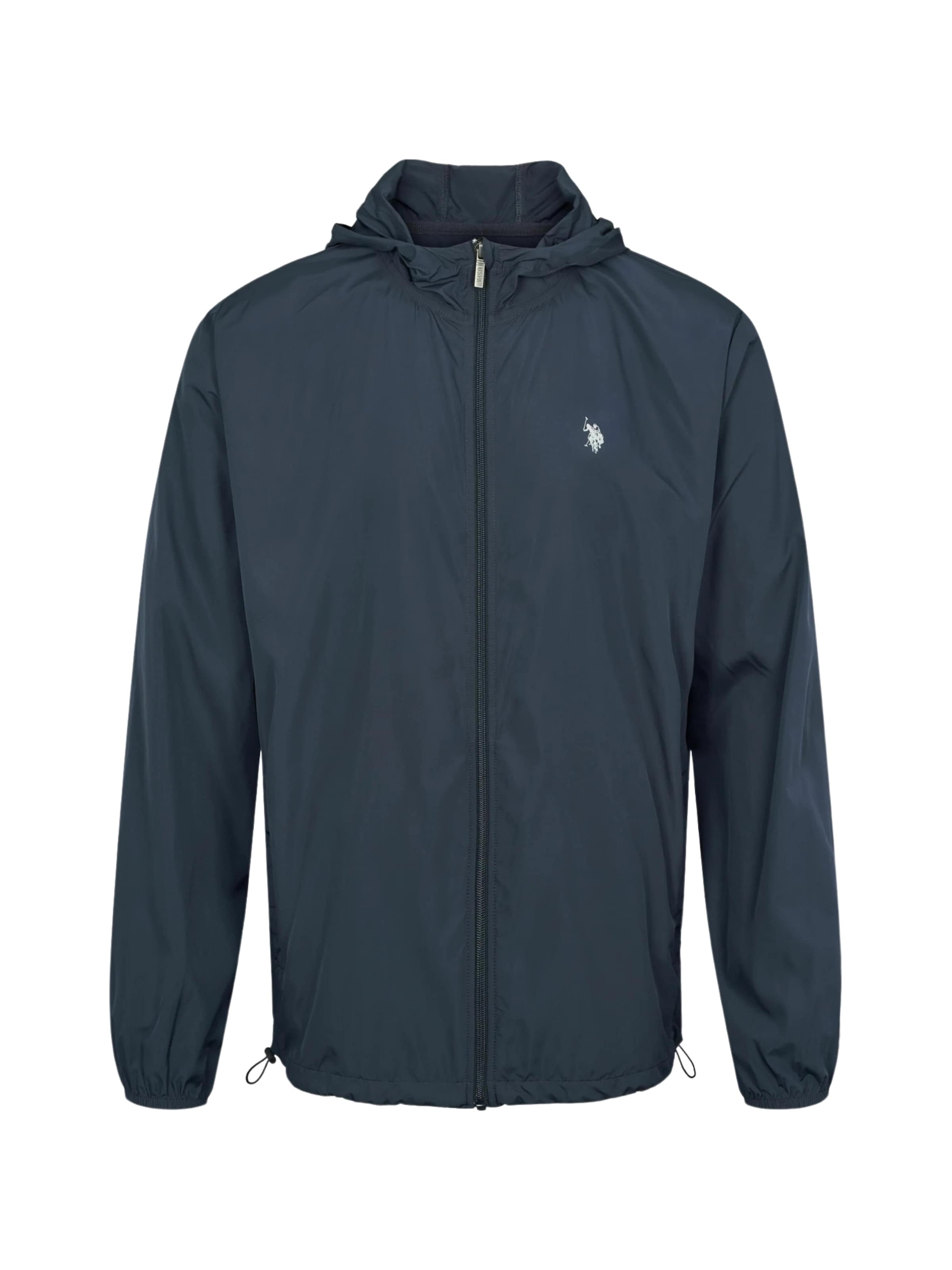 U.S. POLO ASSN. Tussenjas 'UMOwe' in Blauw: voorkant