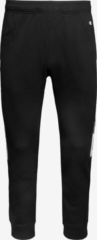 Champion Authentic Athletic Apparel Tapered Workout Pants in Black: front