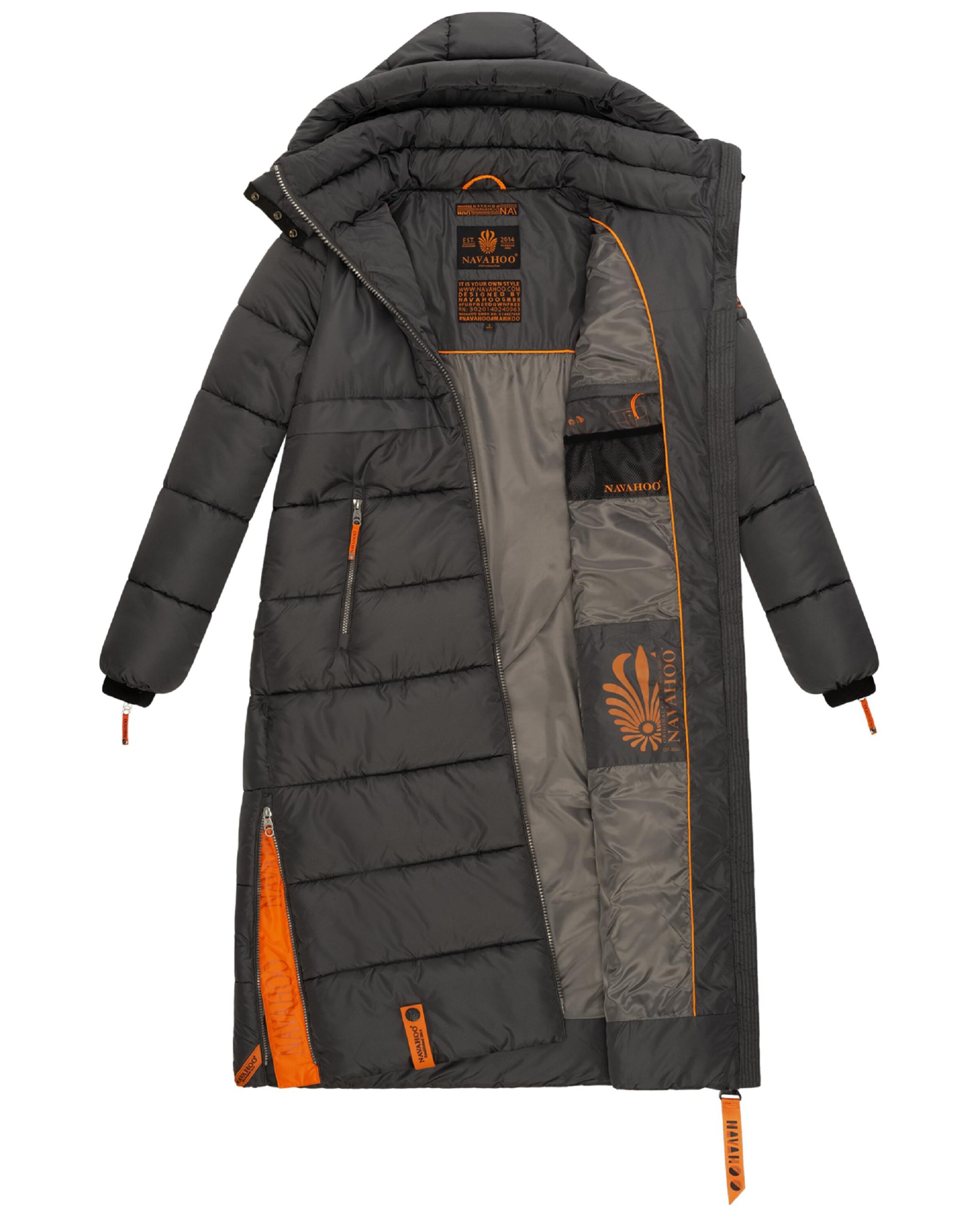 NAVAHOO Télikabátok - szürke