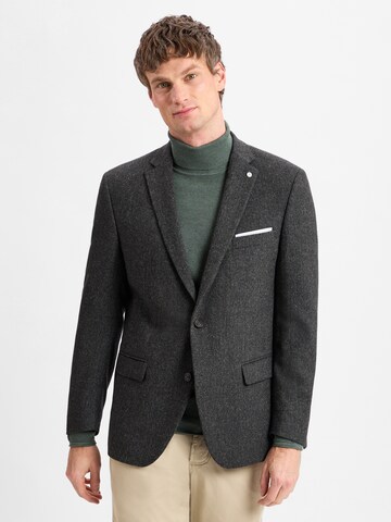 Coupe regular Veste de costume Andrew James en gris : devant