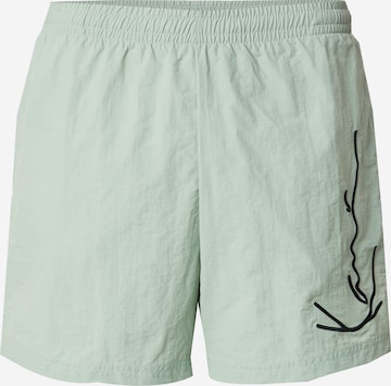 Karl Kaniregular Hlače - zelena boja: prednji dio