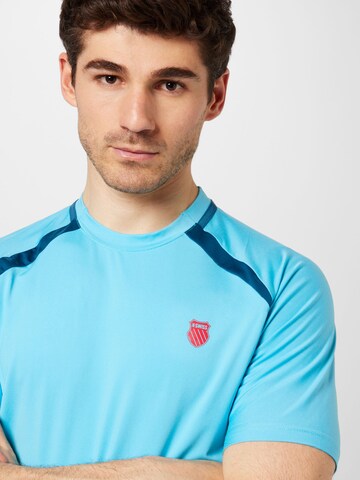 K-Swiss Performance Functioneel shirt 'HYPERCOURT' in Blauw