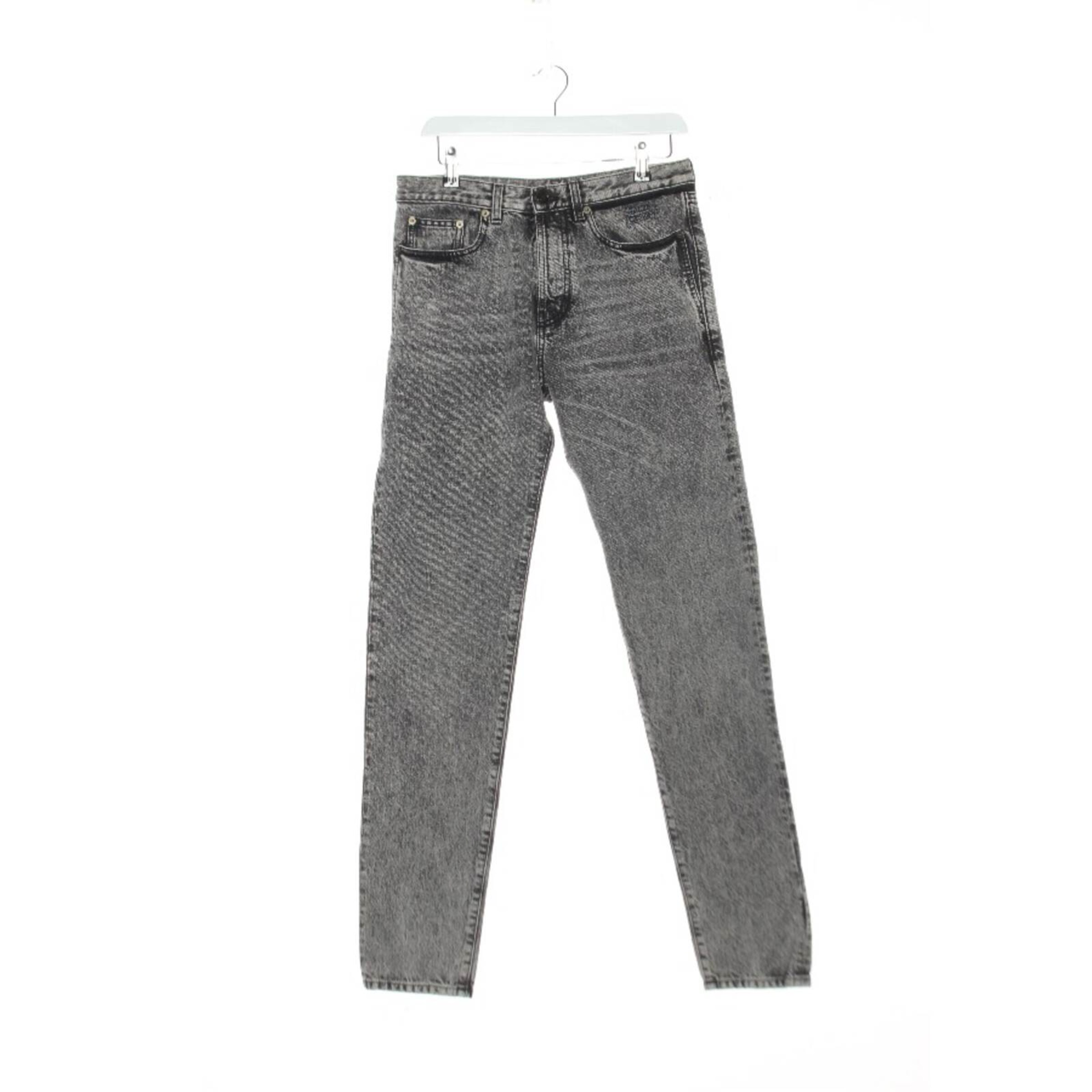 Saint Laurent Jeans in 30 in Grey: front