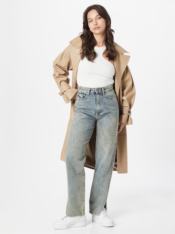 Nasty Gal Wide Leg Jeans in Blau