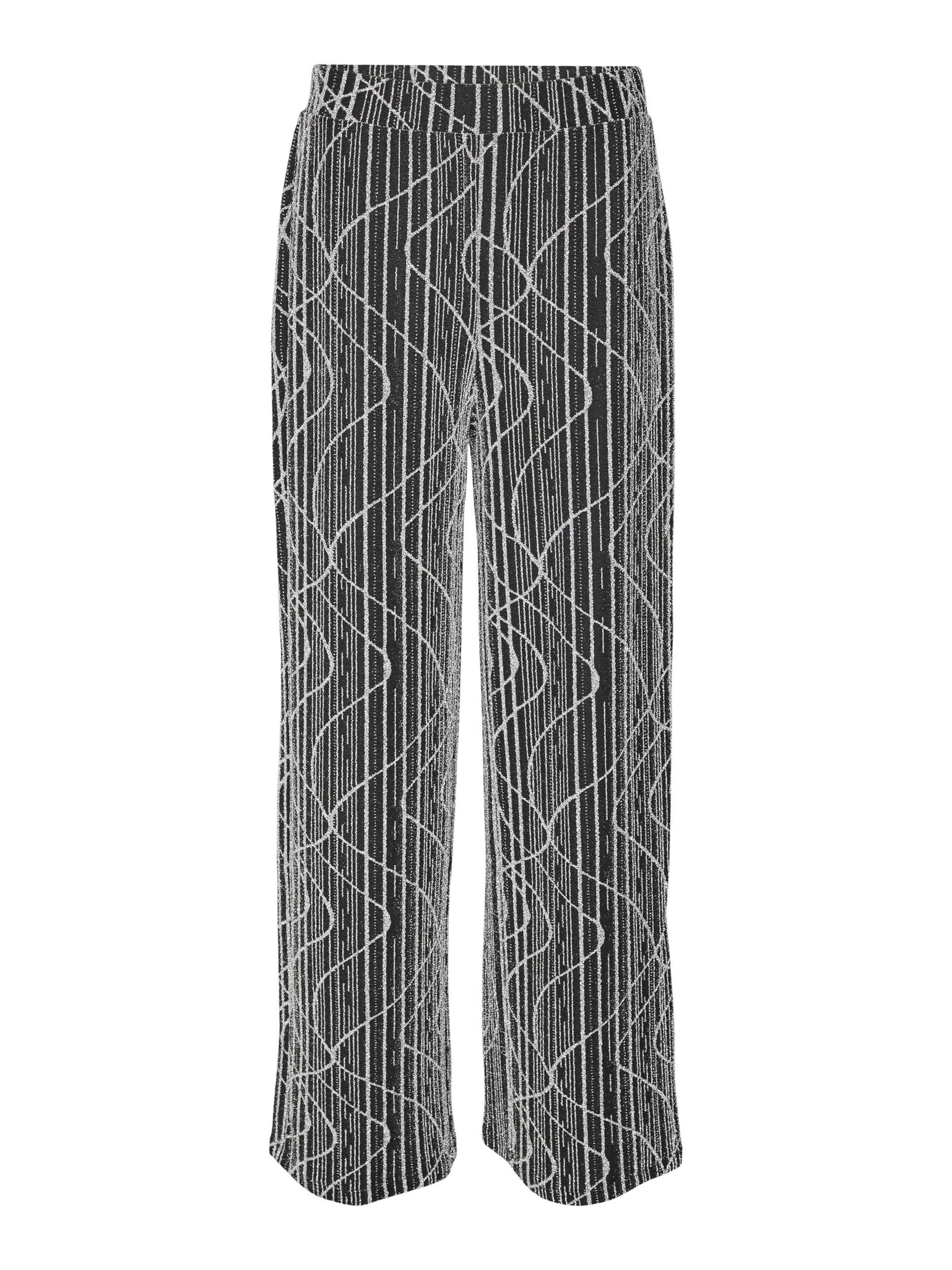 VERO MODA Loosefit Hose 'KANZ SIBE' in Schwarz: Vorderseite