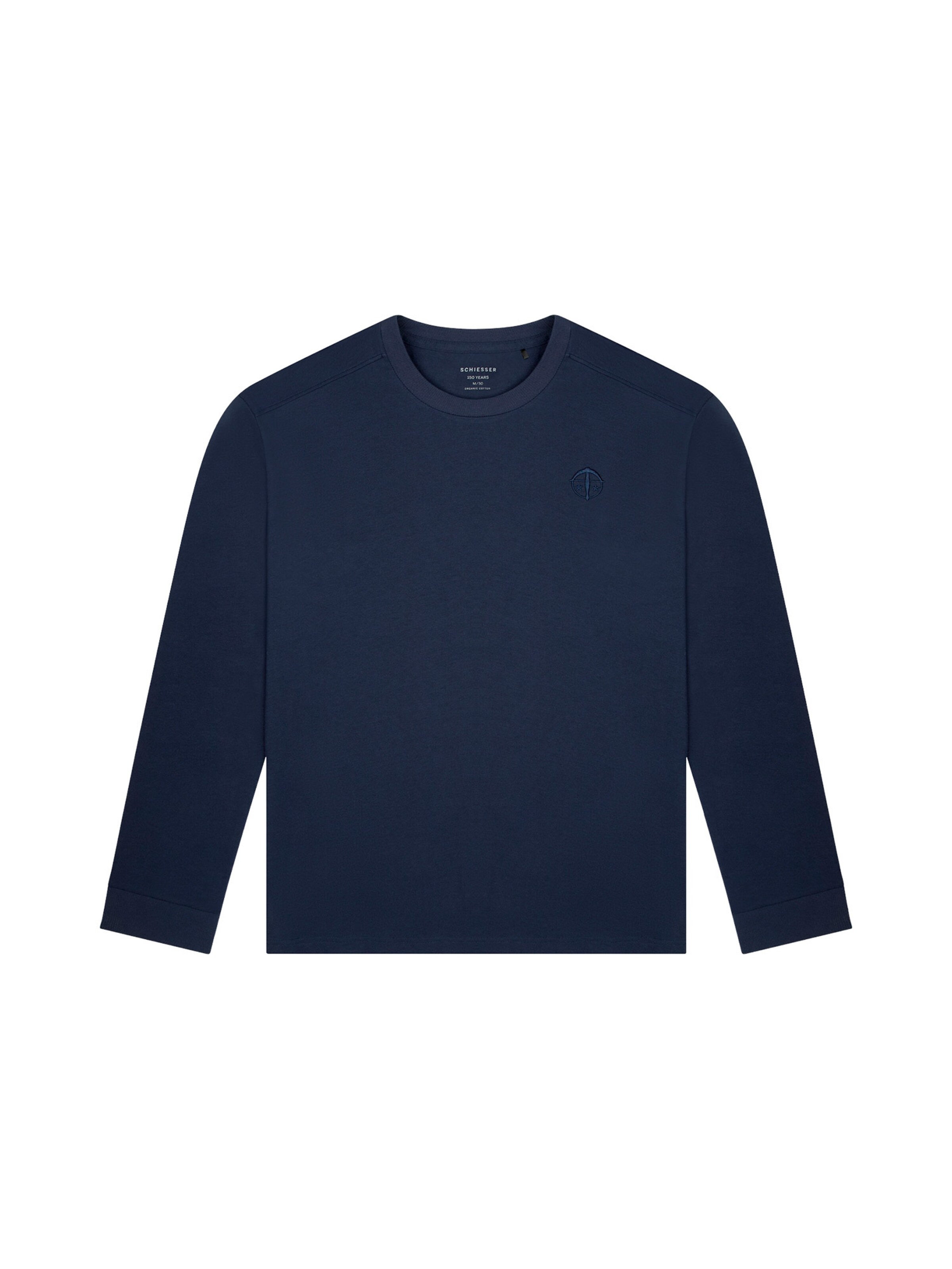 T-Shirt ' SCHIESSER 150 YEARS ' SCHIESSER en bleu : devant