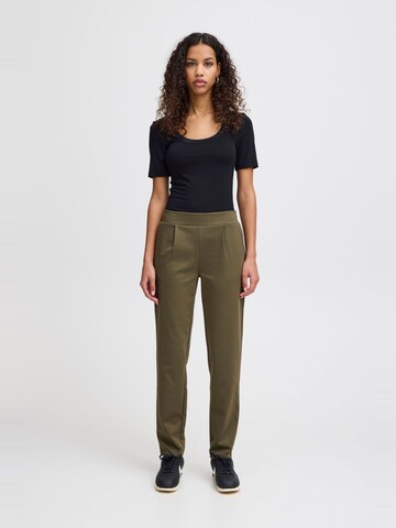 Regular Pantalon chino ' Kate ' ICHI en vert