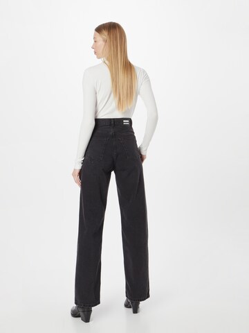 Dr. Denim Wide Leg Jeans 'Echo' in Schwarz