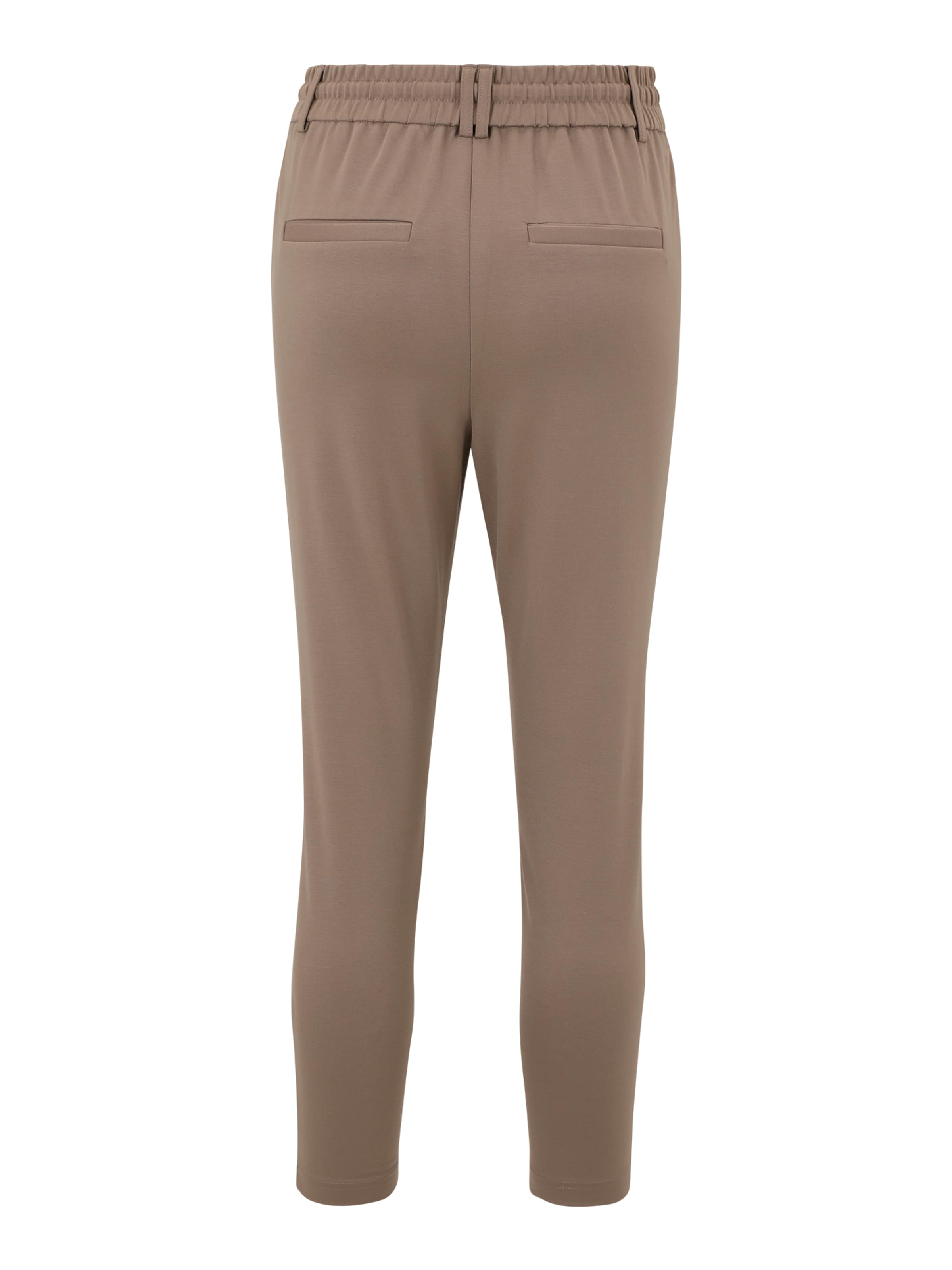 Coupe slim Pantalon à pince 'ONLPOPTRASH' Only Petite en marron
