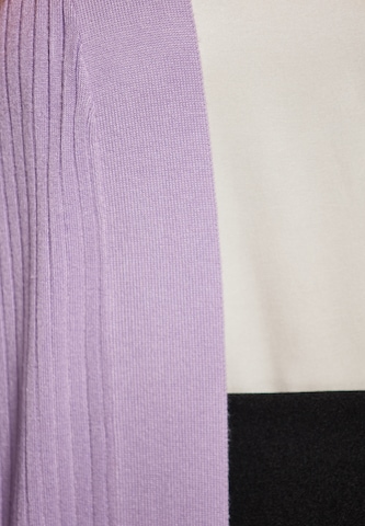 faina Knit Cardigan in Purple