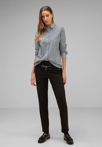 STREET ONE Bluse in Blau