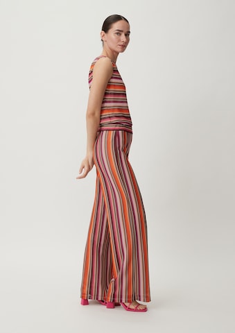 Wide Leg Pantalon COMMA en mélange de couleurs