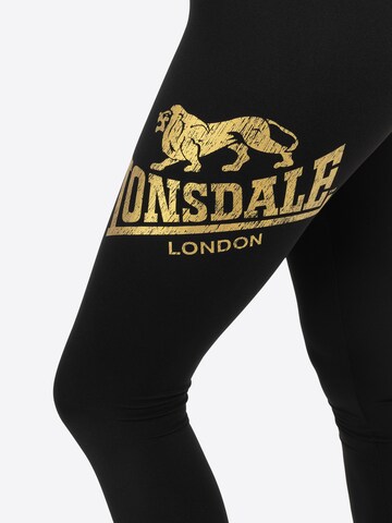 Coupe slim Leggings ' AGLISH ' LONSDALE en noir