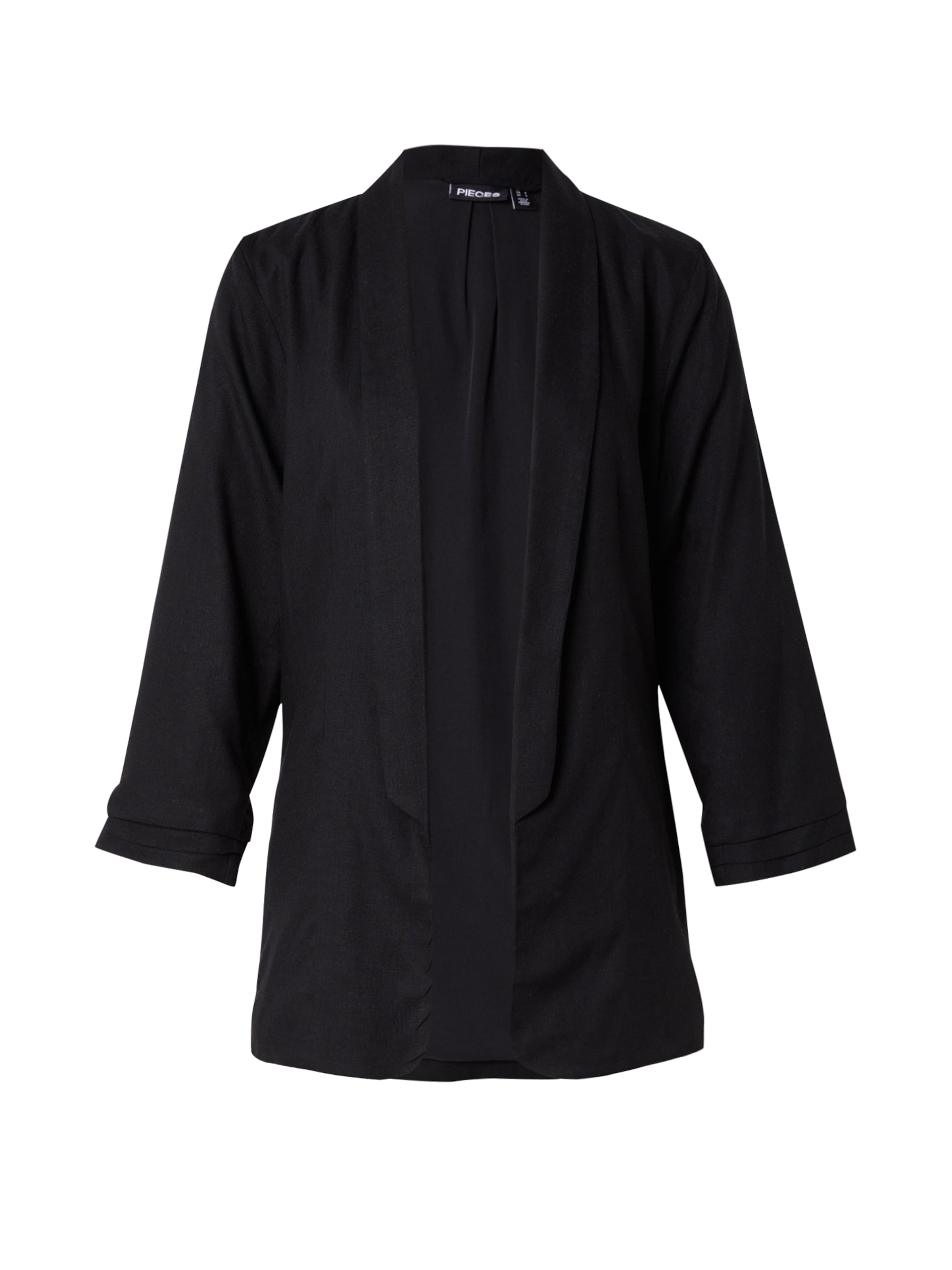 PIECES Blejzr – černá: přední strana