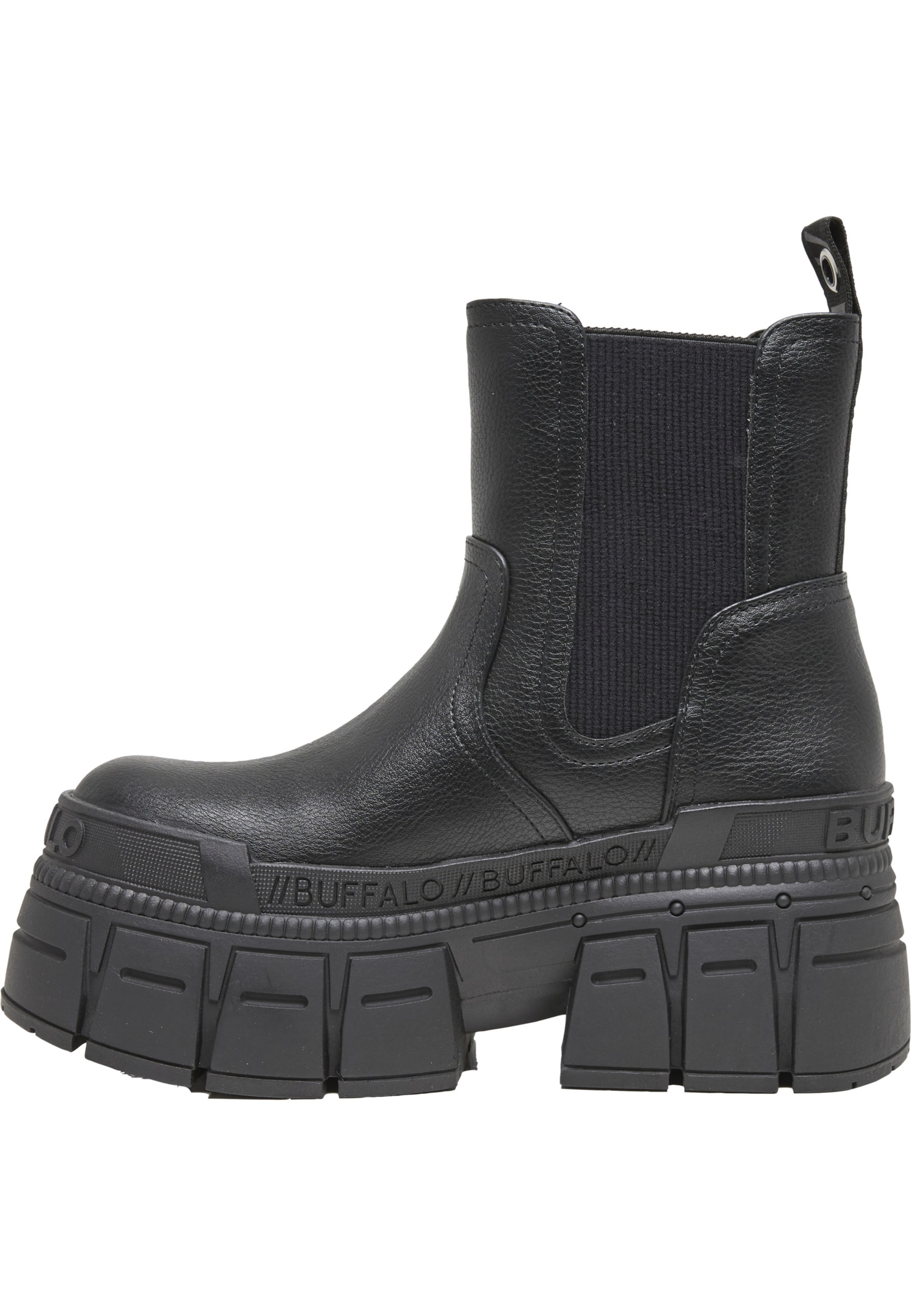 BUFFALO Chelsea boots 'Gospher' in Zwart