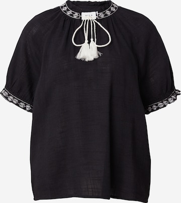 VILA - Blusa 'Visuki' en negro: frente
