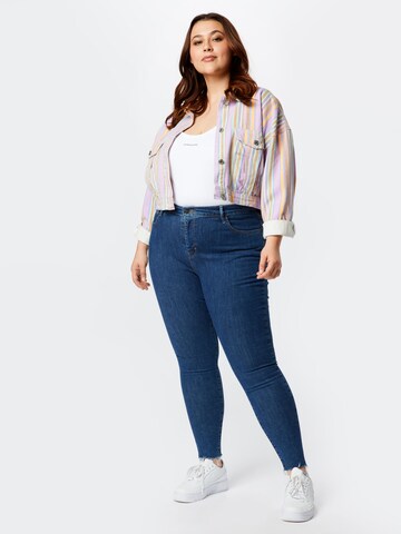 Levi's® Plus Skinny Džínsy '720 PL Hirise Super Skny' - Modrá