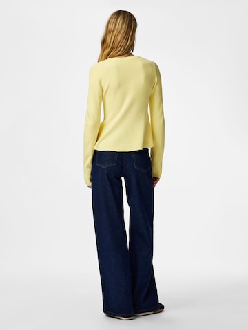 PIECES - Jersey 'PCJan' en amarillo