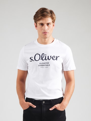 Tricou de la s.Oliver pe albastru: față