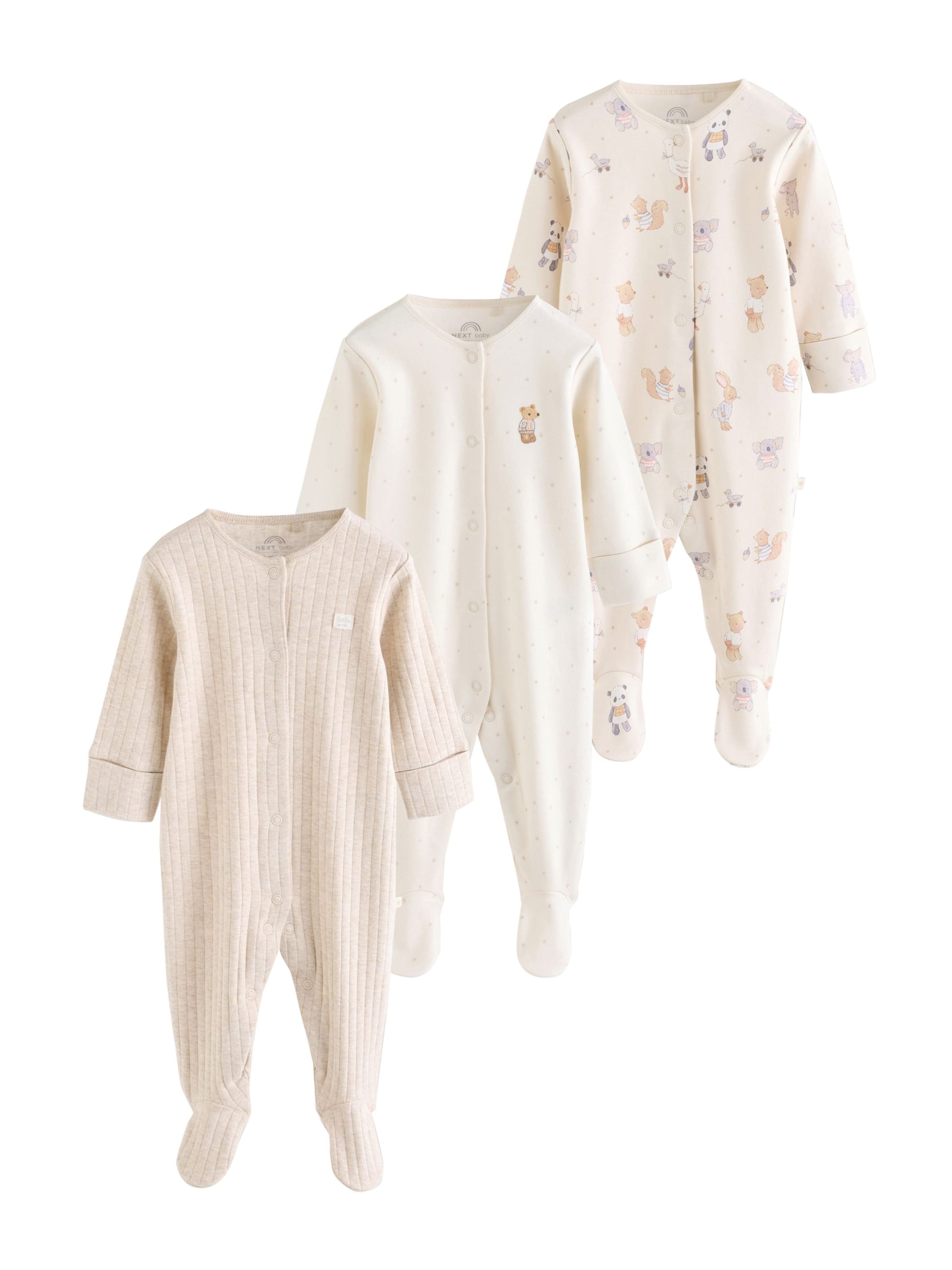 Next - Pijama en beige: frente