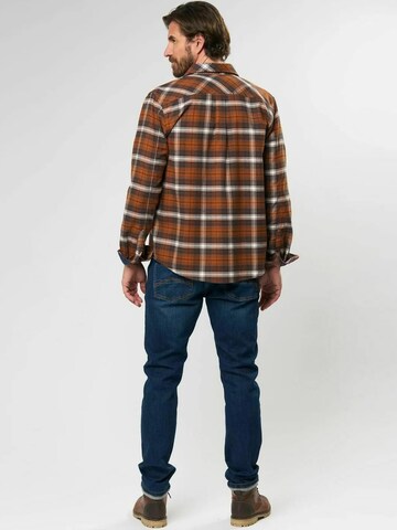 MCS Regular Fit Skjorte 'Ray' i brun
