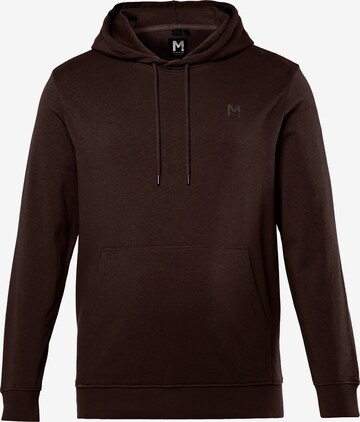 Men Plus Sweatshirt in Brown: front
