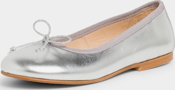 Ballerines Pisamonas en argent : devant