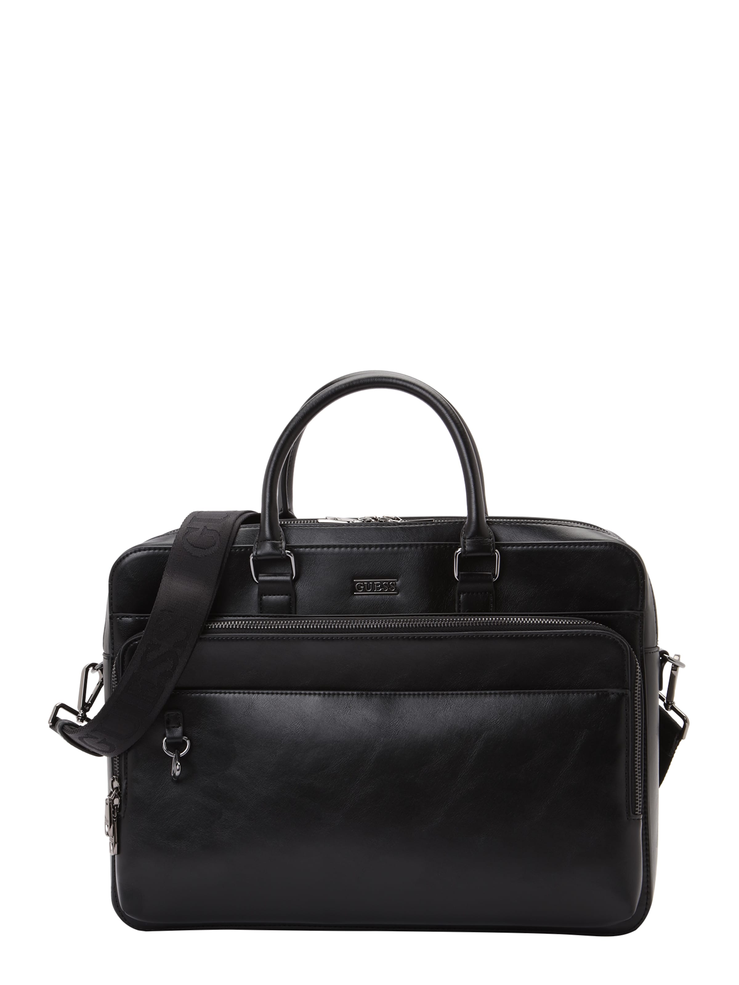 GUESS Document bag 'Boston' in Black: front