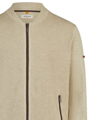 redmond Strickjacke 'Basic'‌‌‌ in Beige