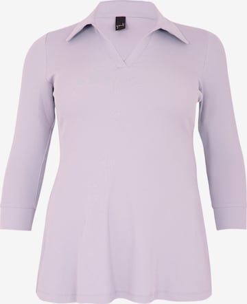T-shirt YOEK en violet : devant