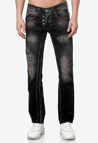 Rusty Neal Regular Jeans in Zwart: voorkant