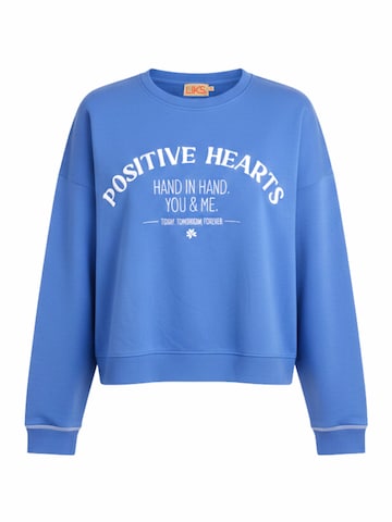 LIKS. Munich Sweatshirt 'Sweatpullover Positive Hearts' in Blue: front