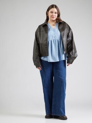 Chemisier 'VMCMelony' Vero Moda Curve en bleu