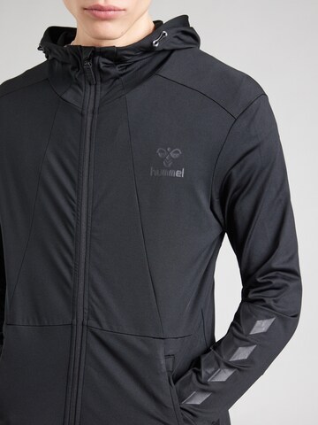 Hummel Sports sweat jacket 'Aston' in Black