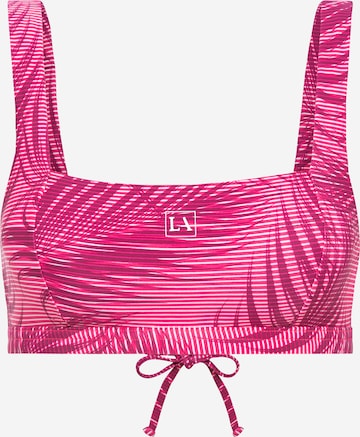 LASCANA ACTIVE Bustier Sportbikinitop in Roze: voorkant