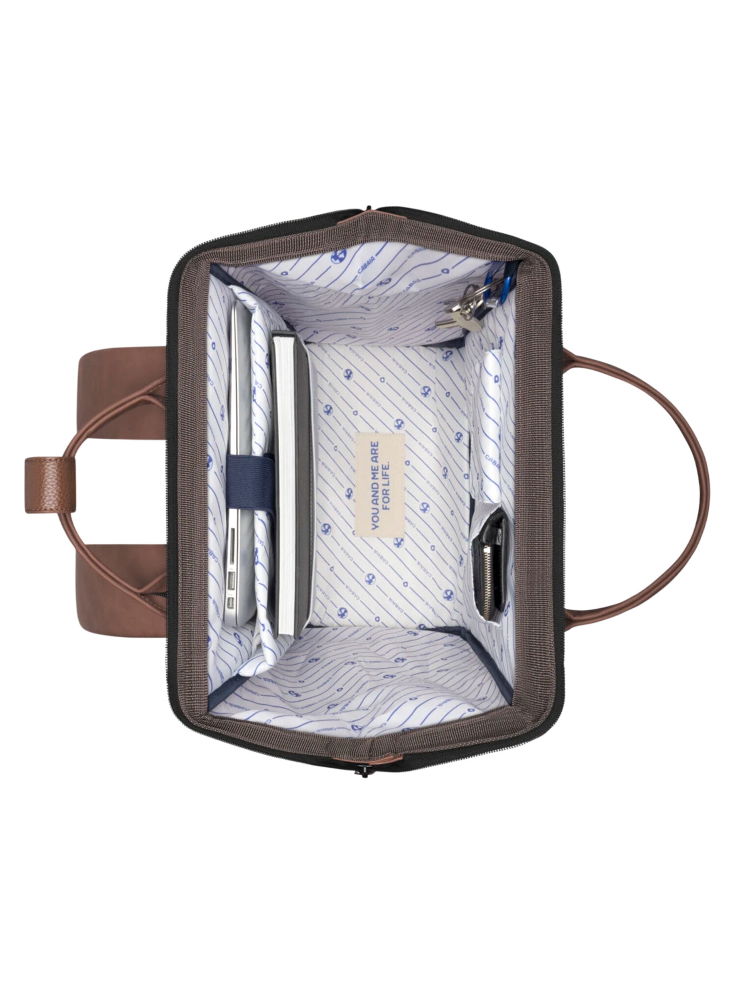 Cabaia Backpack 'Carcassonne L' in Brown