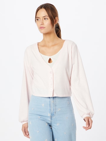 Cardigan Dorothy Perkins en rose : devant