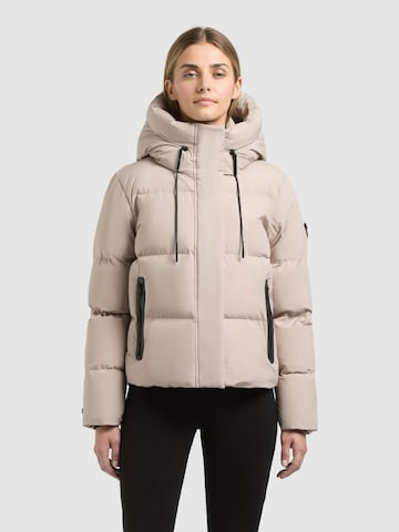 khujo Winter jacket 'Enits2' in Beige: front