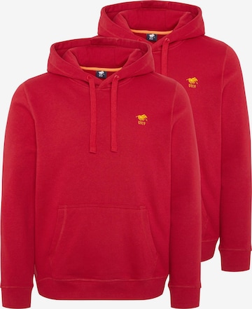 Polo Sylt Sweatshirt 'Basic' in Rot: Vorderseite
