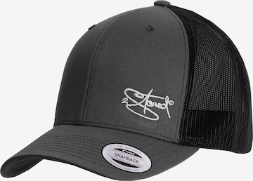 2Stoned Cap 'Flexfit Trucker Retro 2-Tone' in Grey: front