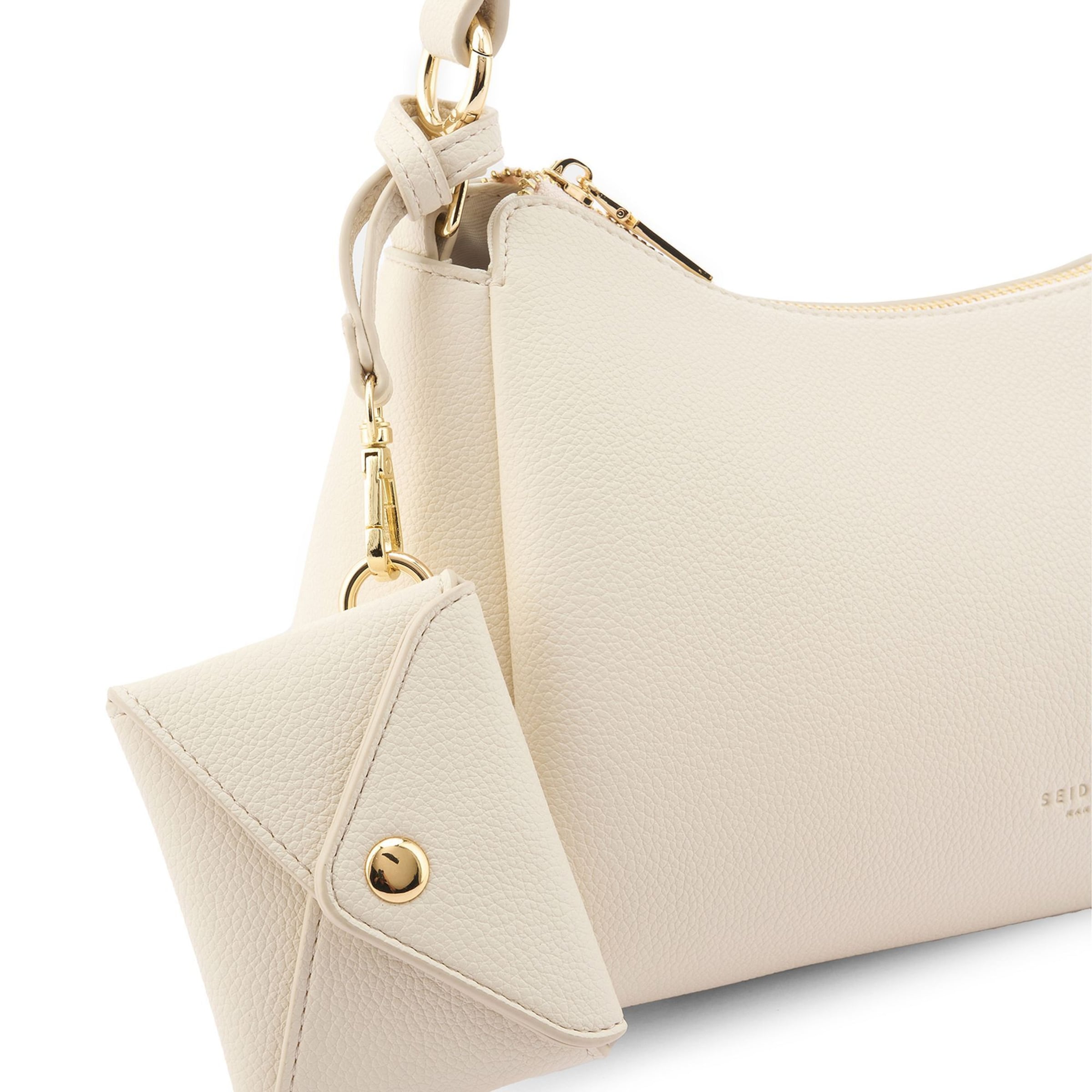 Borsa a spalla 'Meloy' di Seidenfelt in bianco