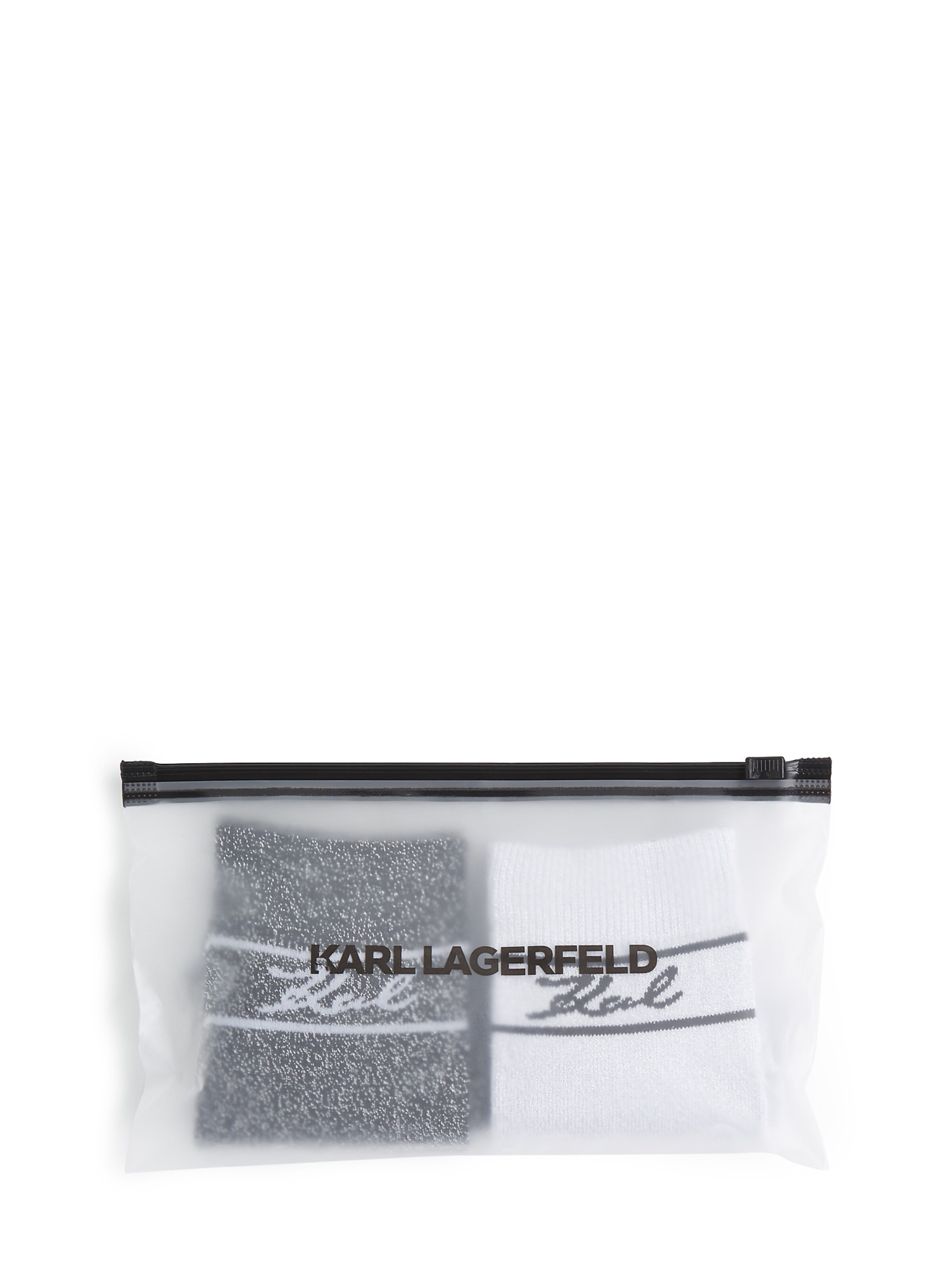 melns Karl Lagerfeld Zeķes