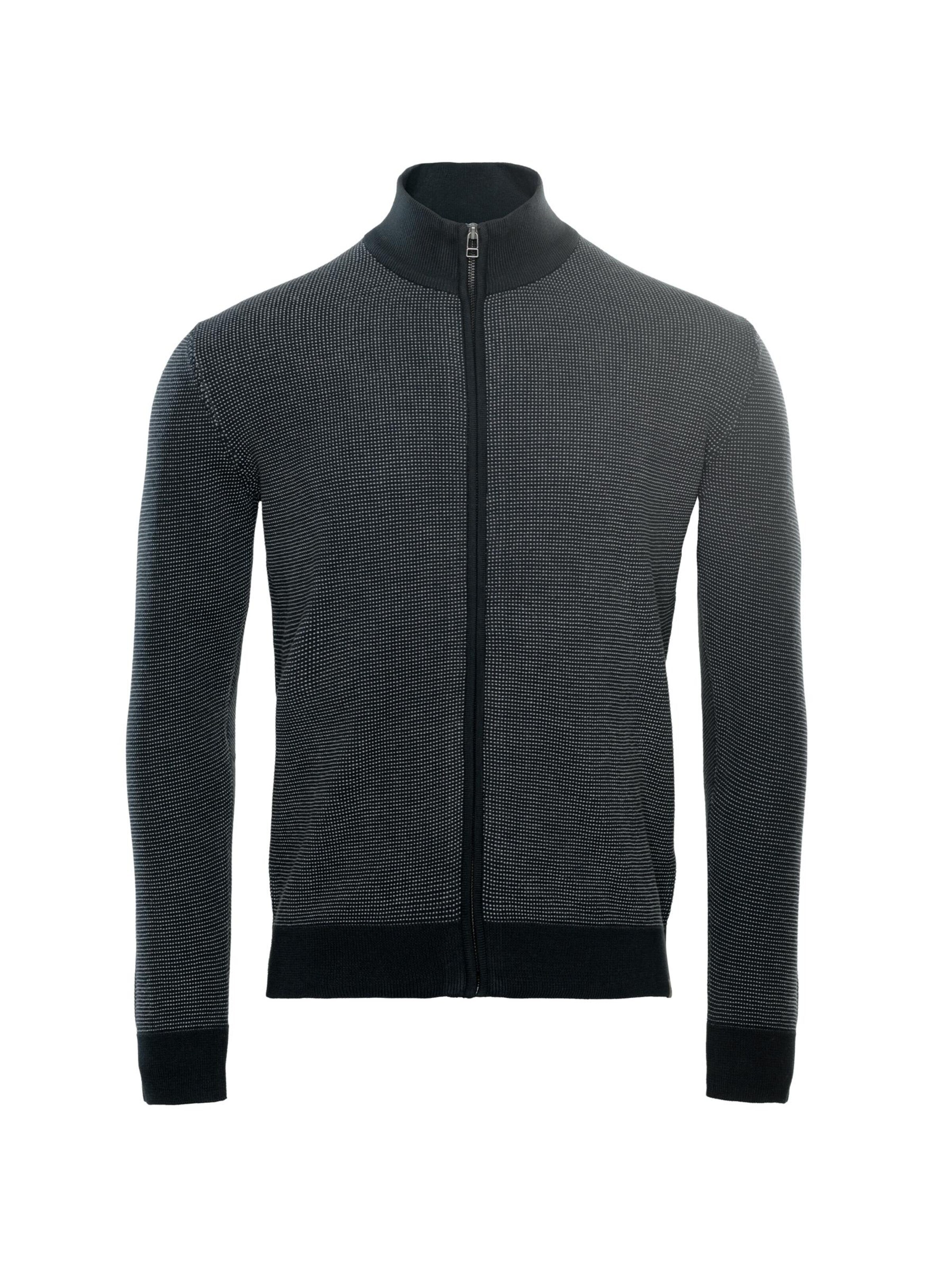 Living Crafts Knit Cardigan 'SPENCER' in L in Black, Item view